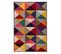 Tapis De Salon Design Salsa En Polypropylène - Multicolore - 120x170 Cm