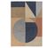 Tapis De Salon Moderne Pure Laine Archo - Multicolore 120x170 Cm