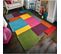 Tapis Moderne Et Design Arty En Laine - Multicolore - 90x150 Cm