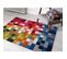 Tapis Fait Main Lutece En Laine - Multicolore - 120x170 Cm