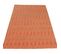 Tapis Tissé Main Silwan En Coton - Orange - 120x170 Cm