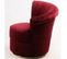 Fauteuil En Tissu - Rouge Foncé