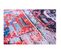 Tapis De Salon Classic Brick En Coton - Rouge - 140x200 Cm