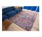 Tapis De Salon Classic Brick En Coton - Rouge - 140x200 Cm