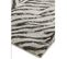 Tapis De Salon Moderne Avon Zebra En Polypropylène - Noir - 160x230 Cm