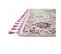 Tapis Salon Moderne Designer Vintage En Viscose - Rose - 135x190 Cm