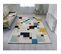 Tapis Laine Abstract Blocks En Laine - Multicolore - 160x230 Cm