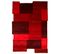 Tapis Moderne Et Design Arty En Laine - Rouge - 160x230 Cm