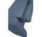 Canapé D'angle Fixe Réversible 4 Places - Tissu Bleu - L245 X P150 X H86 Cm - Hamilton