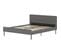 Lit Adulte Sime 160 X 200 Cm - Gris - Sommier Inclus