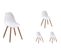 Lot De 4 Chaises De Jardin Polypropylène - 50 X 55 X 85,5 Cm