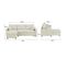 Canapé D'angle Fixe + 2 Coussins 3 Places - Tissu Beige - L 228 X P 148 X H 86 Cm - Owens