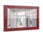 Miroir Laqué Haute Brillance Bordeaux 89 X 45 X 2 Cm