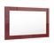 Miroir Bordeaux Brillant (hxlxp): 45 X 89 X 2