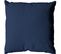 Coussin Uni Effet Bachette Déhoussable - 60 X 60 Cm - Bleu Marine