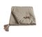 Edredon Panama Avec Pompons Jute Naturel 90 X 190 Cm - Enjoy Home