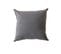 Coussin Déhoussable Uni Au Style Chic - 40x40 Cm - Gris Clair