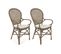 Fauteuil En Rotin Bistrot (lot De 2) - Elina