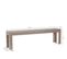 Banc En Bois Massif Chêne Blanchi L200 - Boston