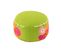 Pouf Rond En Tissu Aux Broderies Florales (lot De 2) - Acapulco