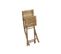 Chaises De Jardin Pliables En Bambou (lot De 2) - Nara