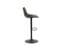 Tabouret De Bar Simili Piétement Tulipe Métal Noir (lot De 2) - Jack