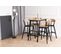 Table De Bar Et 4 Tabourets De Bar Scandinaves En Bois - Leta