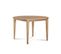 Table Ronde 6 Pieds Fuseau 115 Cm + 3 Rallonges Bois - Victoria