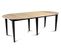 Lot De 2 Rallonges Bois Table Ronde D105 Pieds Fuseau - Victoria