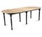 Lot De 2 Rallonges Bois Table Ronde D105 Pieds Tournés - Victoria