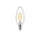 Ampoule Filament LED E14 4 W Olive Blanc Chaud Puissance 40