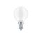 Ampoule LED E14 4 W Ronde Satiné Blanc Medium 3000k