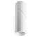 Spot Cylindrique Artiste Métal Blanc Orientable