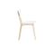 Chaises Scandinaves Blanc Et Bois Clair (lot De 2) Leena