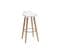 Tabourets De Bar Scandinaves Blancs (lot De 2) Gilda