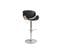 Tabouret De Bar Design Noir Et Bois Clair Walnut