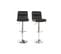 Tabourets De Bar Design Noirs (lot De 2) Clark