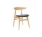 Chaises Scandinaves En Bois Clair Et Noir (lot De 2) Walford