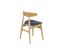 Chaises Scandinaves En Bois Clair Et Noir (lot De 2) Walford