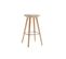 Tabouret De Bar Scandinave Blanc Et Bois Clair 65 Cm Nordeco