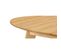 Table À Manger Extensible Ovale En Bois Clair L150-200 Cm Marik