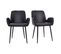 Chaises Vintage Noires (lot De 2) Tika