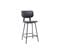 Tabourets De Bar Vintage Noir Avec Pieds Métal 65cm (lot De 2) Lab