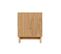 Meuble TV Scandinave Blanc Et Bois Clair L150 Cm Neela