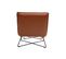 Fauteuil Avec Repose Pied Vintage Marron Philo