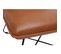 Fauteuil Avec Repose Pied Vintage Marron Philo