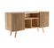 Buffet En Bois Manguier Massif 2 Portes Coulissantes L140 Cm Alba