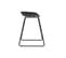 Tabourets De Bar Design Noirs H65 Cm (lot De 2) Pebble