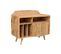 Buffet Meuble De Rangement Vinyles En Bois Manguier Massif L105 Cm Matahari