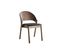 Chaises Vintage En Bois Foncé Noyer Et Assises Noires (lot De 2) Avalon